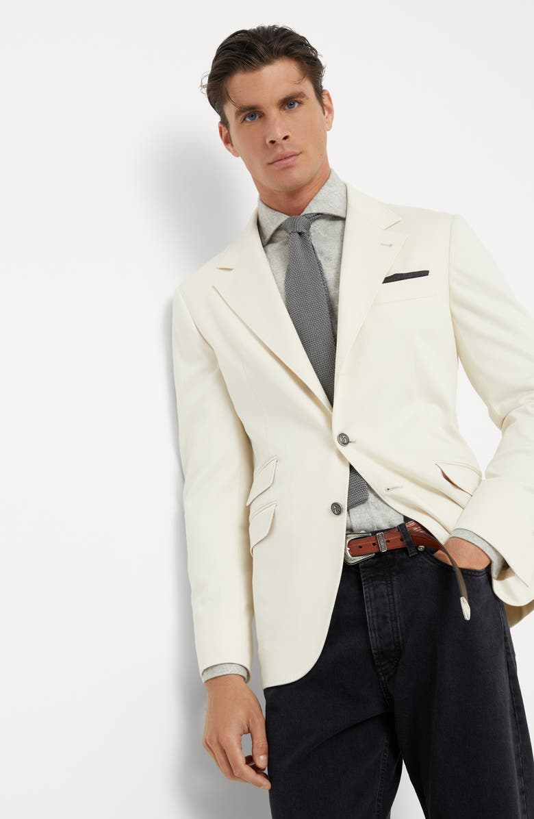 Brunello Cucinelli Flannel jacquard shirt, Alternate, color, 