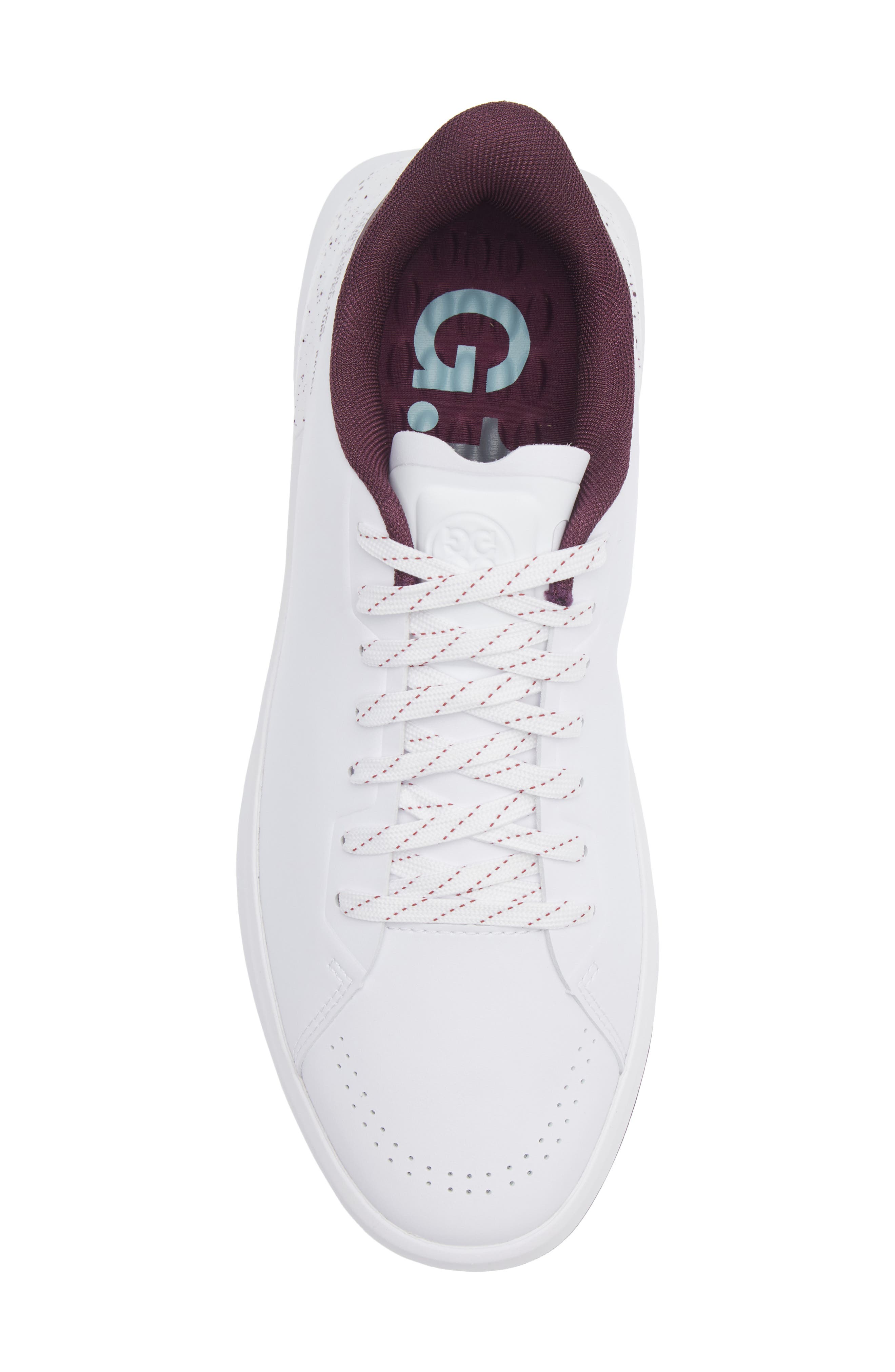 G.112 Hybrid Golf Shoe, Alternate, color, SNOW / DARK PLUM