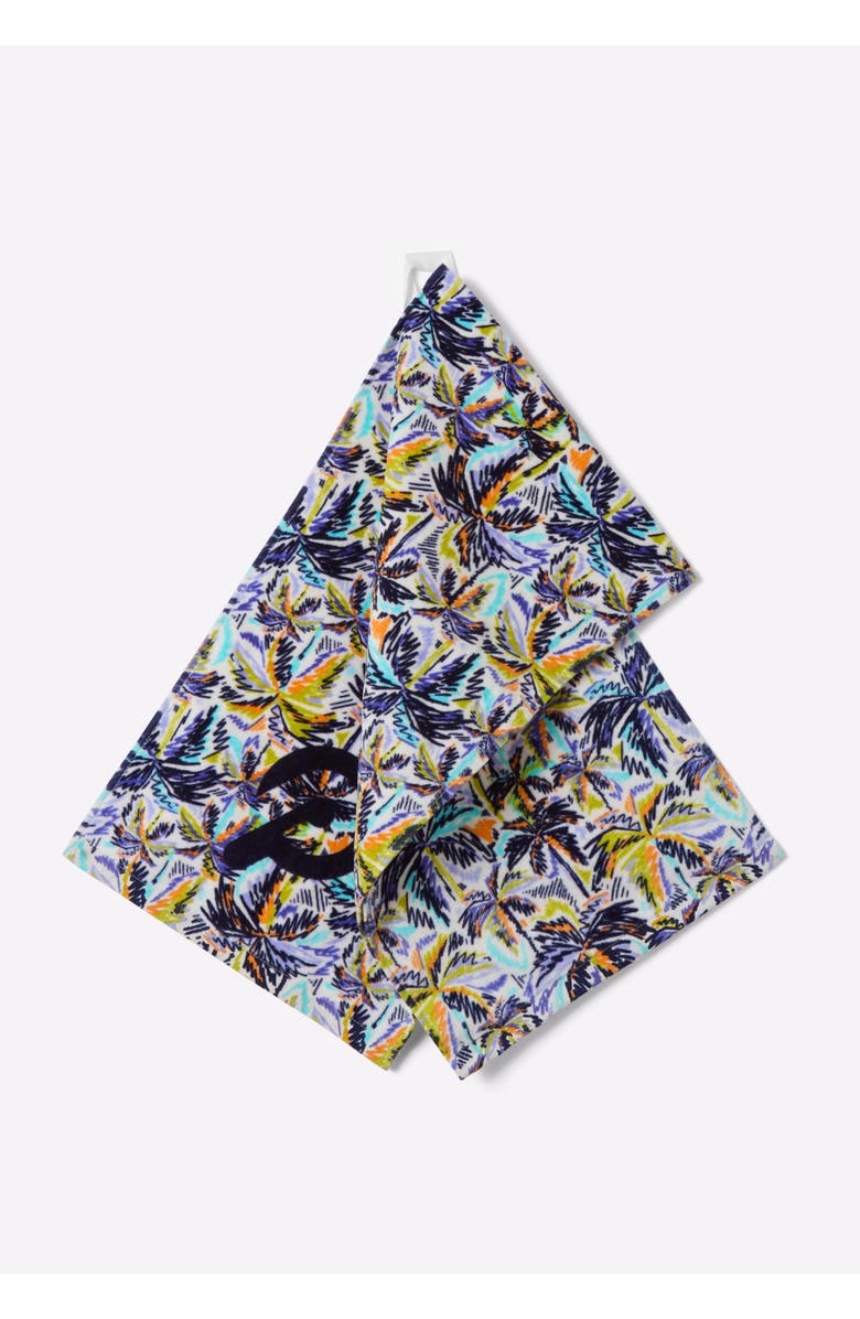 Peloton Single Sweat Towel, Main, color, Scribble Palm