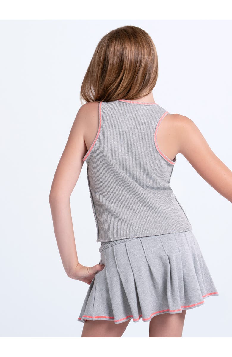 Lucky in Love Girls' Chill Play Grey Tank, Alternate, color, 