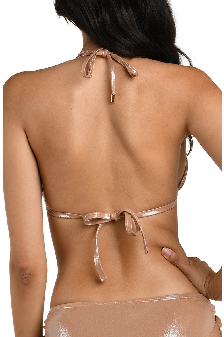 Sand Halter Bikini Top, Alternate, color, SAND