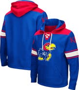 COLOSSEUM Men's Colosseum Royal Kansas Jayhawks 2.0 Lace-Up Pullover Hoodie