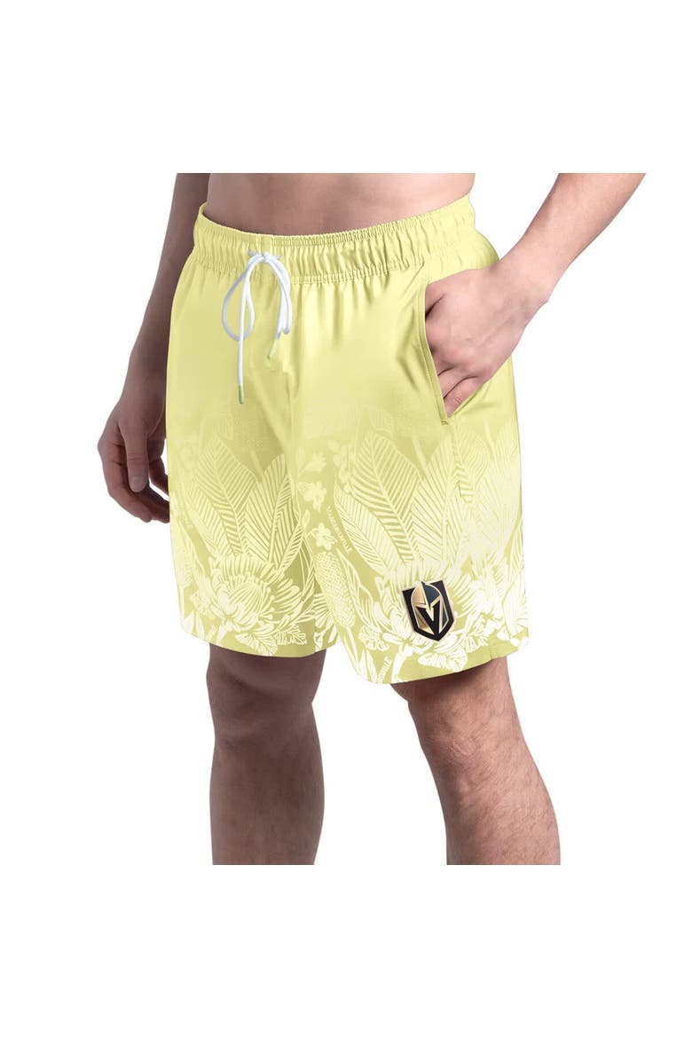Men's Margaritaville  Yellow Vegas Golden Knights Lagoon Fiesta Swim Short, Main, color, Yellow