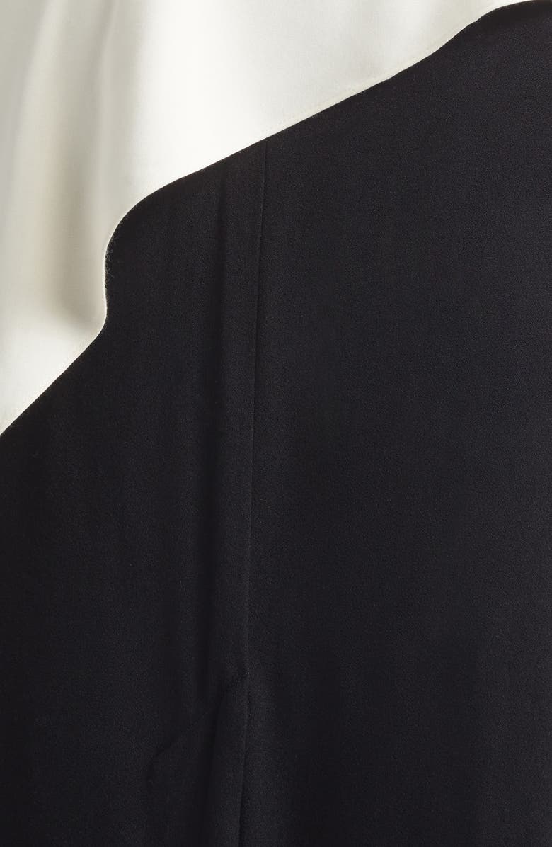 Proenza Schouler Daliah Off the Shoulder Maxi Dress, Alternate, color, Ecru/ Black