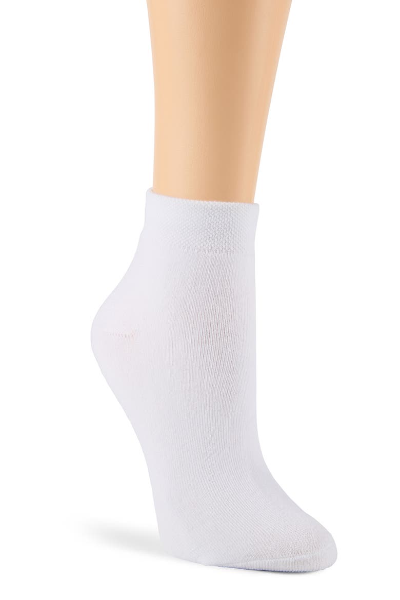 6-Pack Full Cushion Ankle Socks, Alternate, color, OATMEAL HEATHER/ WHITE