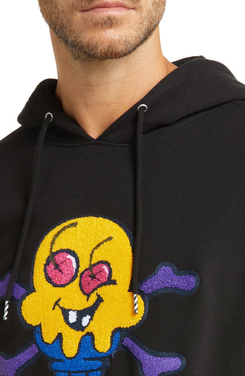 ICECREAM Men's Avery Logo Patch Hoodie, Alternate, color, 