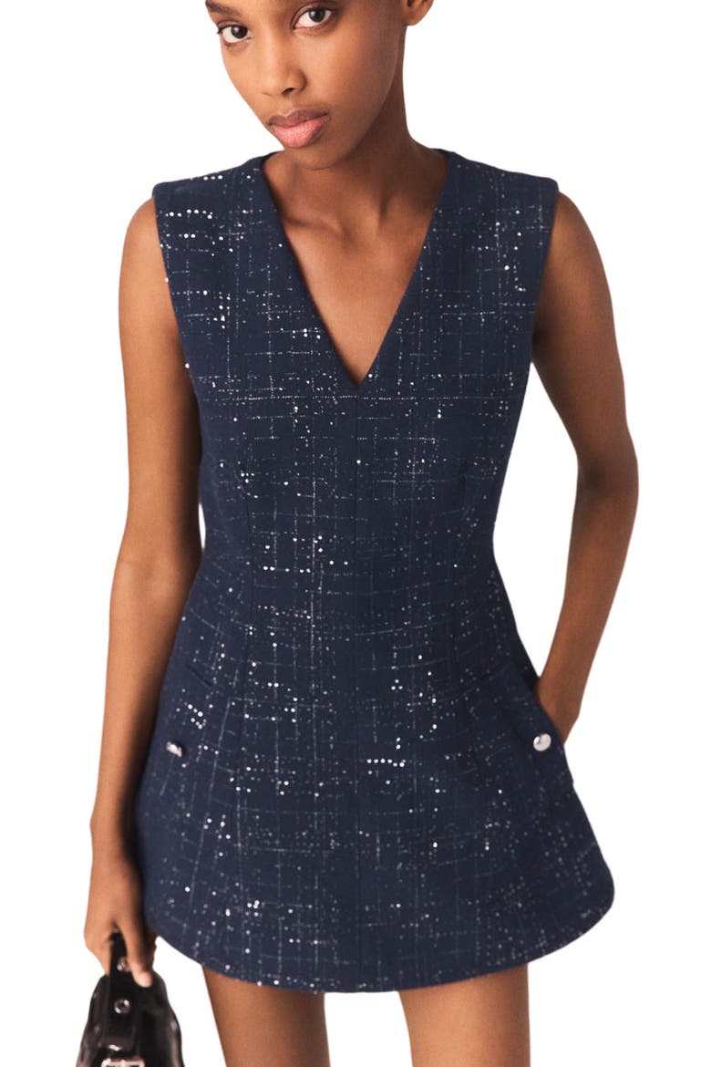 Playsuit dress, Alternate, color, Navy