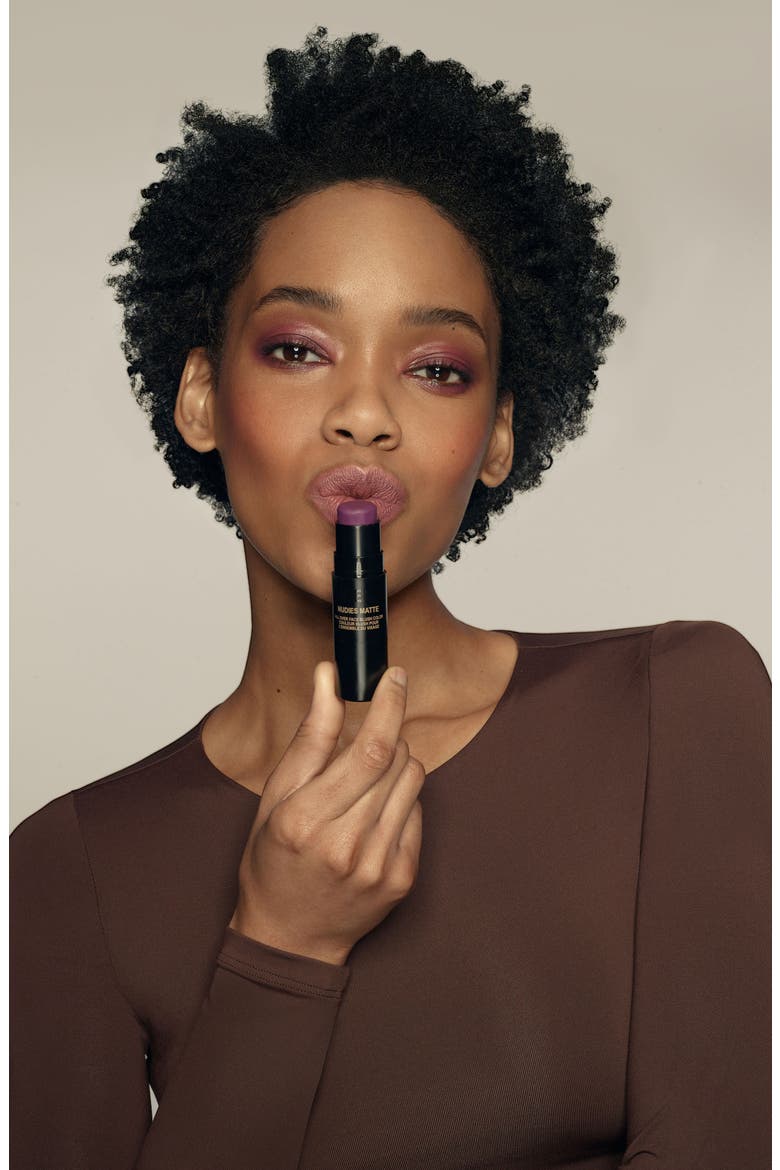 Nudies Matte Blush & Bronzer, Alternate, color, MOODIE BLU