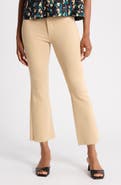 DL1961 Bridget High Waist Raw Hem Crop Bootcut Jeans