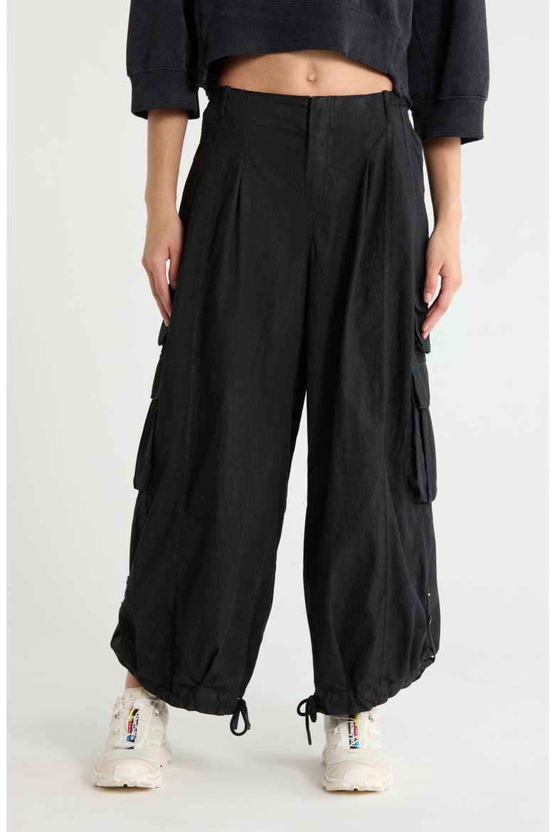 Charmer Utility Pants, Main, color, BLACK