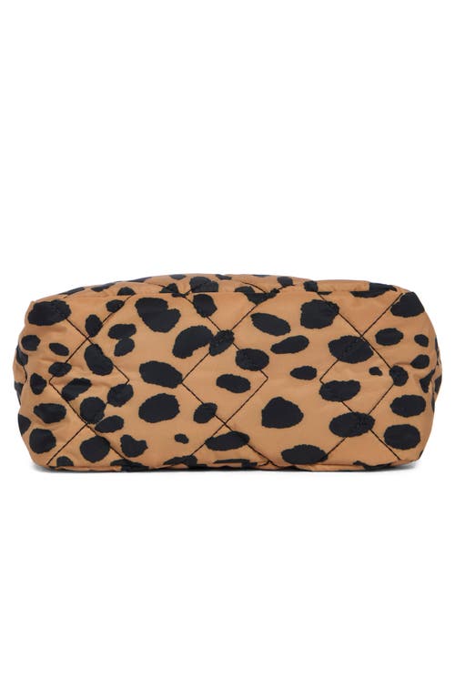 Marc Jacobs Cheetah Print Quilted Nylon Crossbody Bag