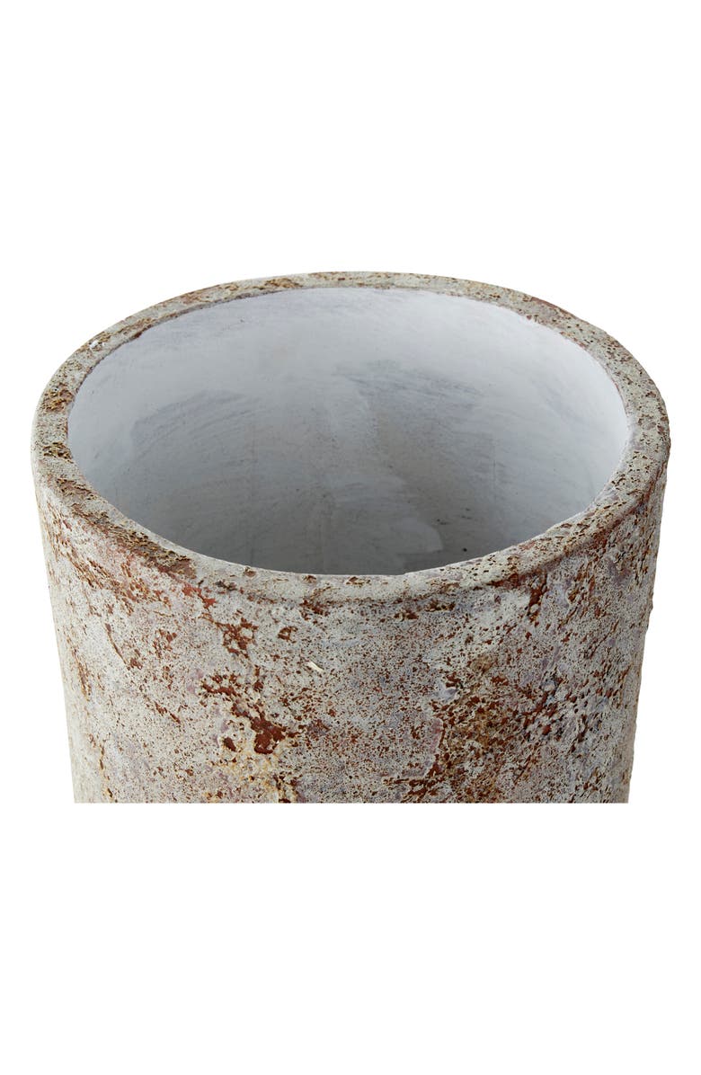 GINGER BIRCH STUDIO Speckled Terracotta Vase, Alternate, color, Brown