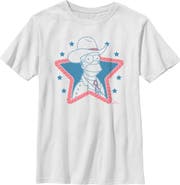 The Simpsons Boy's The Simpsons Western Cowboy Homer  Graphic T-Shirt