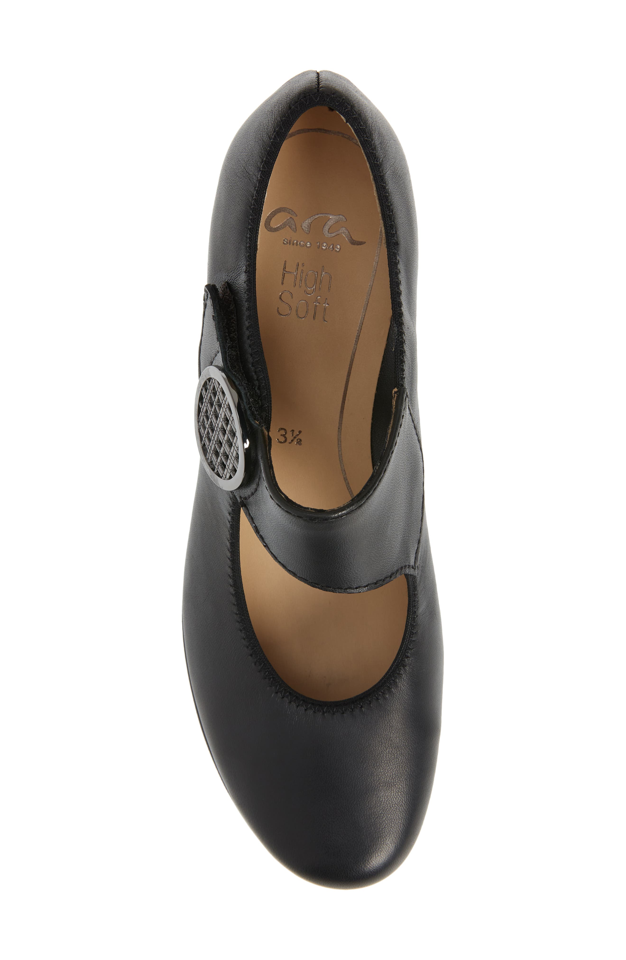 Calico Mary Jane Pump, Alternate, color, BLACK GLOVEKID
