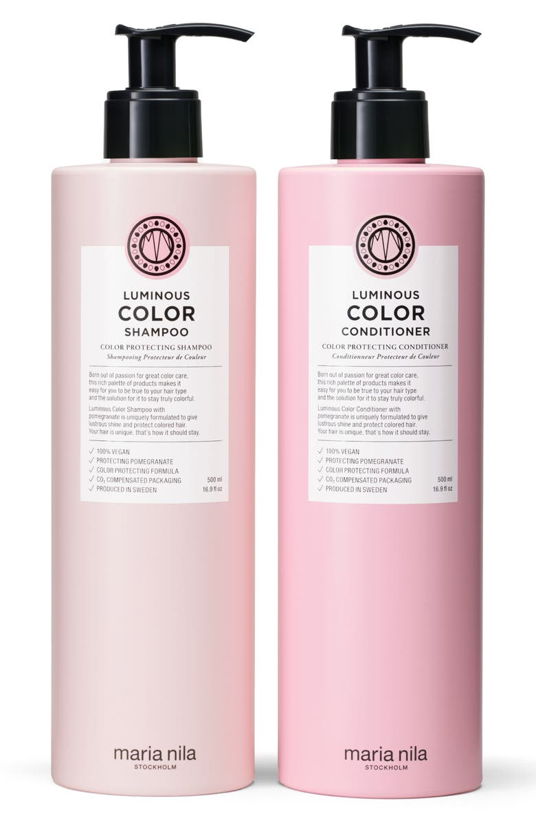 Maria Nila Luminous Color Shampoo & Conditioner Duo, Main, color, 
