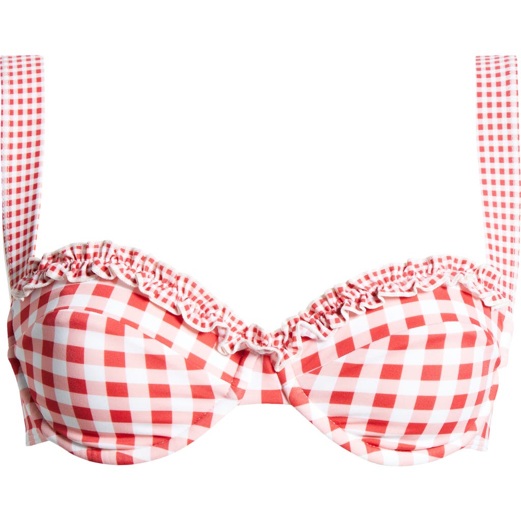 PACSUN PACSUN ELISE RUFFLE BIKINI TOP