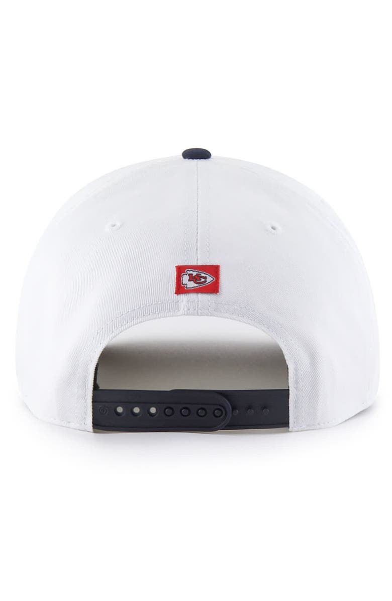 '47 Men's '47 White Kansas City Chiefs Patriotic Overhand Hitch Adjustable Hat, Alternate, color, White