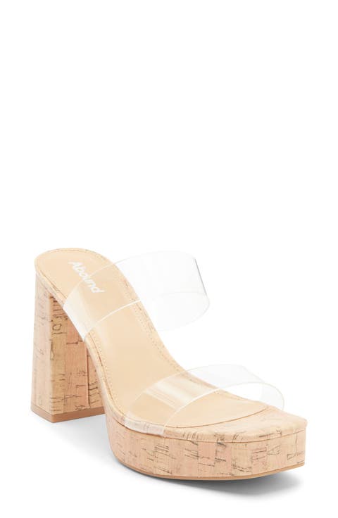 Baylie Platform Block Heel Sandal (Women)
