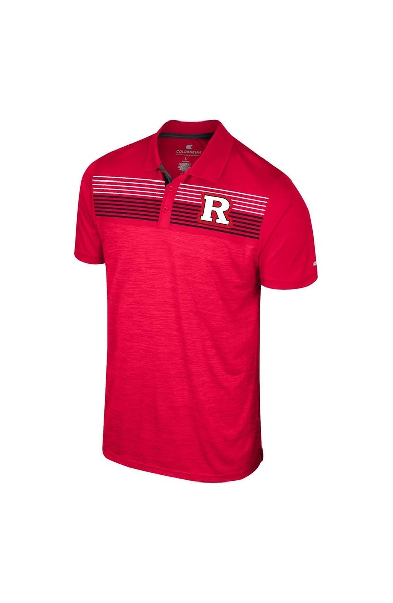 COLOSSEUM Men's Colosseum Scarlet Rutgers Scarlet Knights Langmore Polo, Alternate, color,
