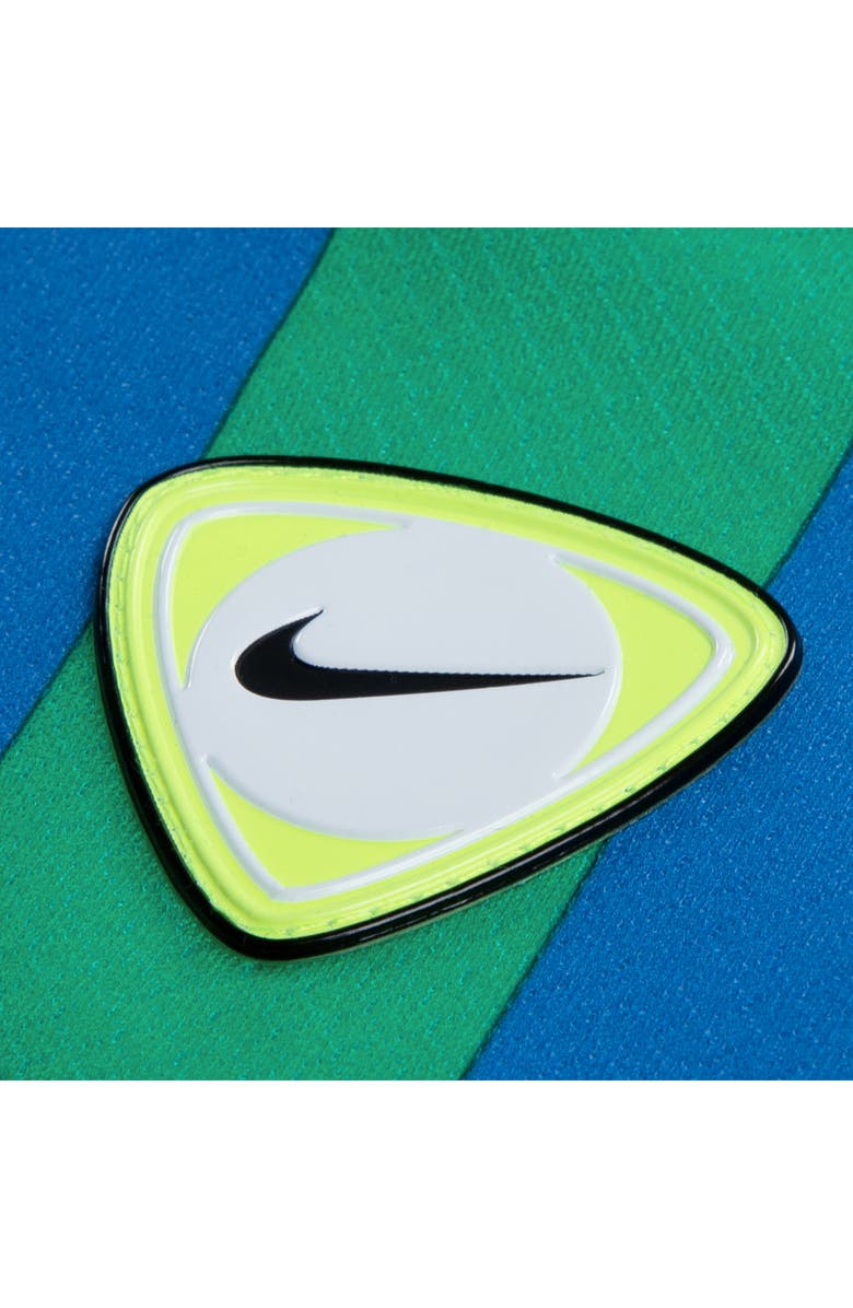 Nike Dri-FIT Goal Mode Stripe T-Shirt & Mesh Shorts Set, Alternate, color, Black