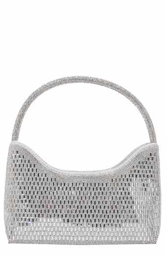 BERNESS Rhinestone Beaded Shoulder Bag