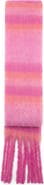 MANGO TEEN Striped Knit Fringe Scarf