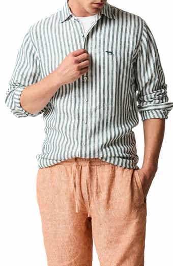 Seadown Original Fit Stripe Linen Button-Up Shirt