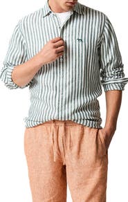 Rodd & Gunn Seadown Original Fit Stripe Linen Button-Up Shirt