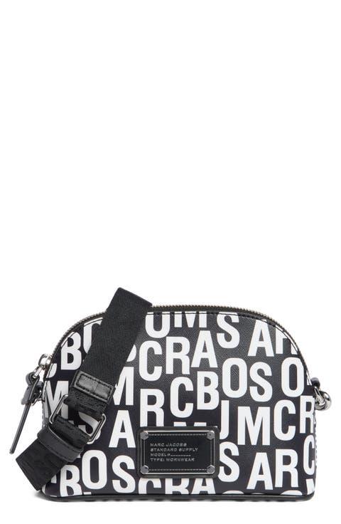 Jumbled Logo Dome Crossbody Bag