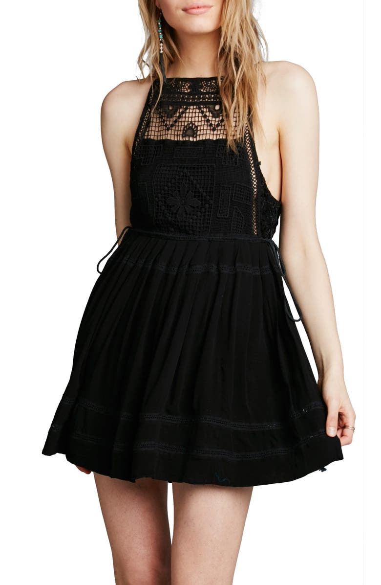 Free People 'Emily' Crochet Dress, Main, color, 