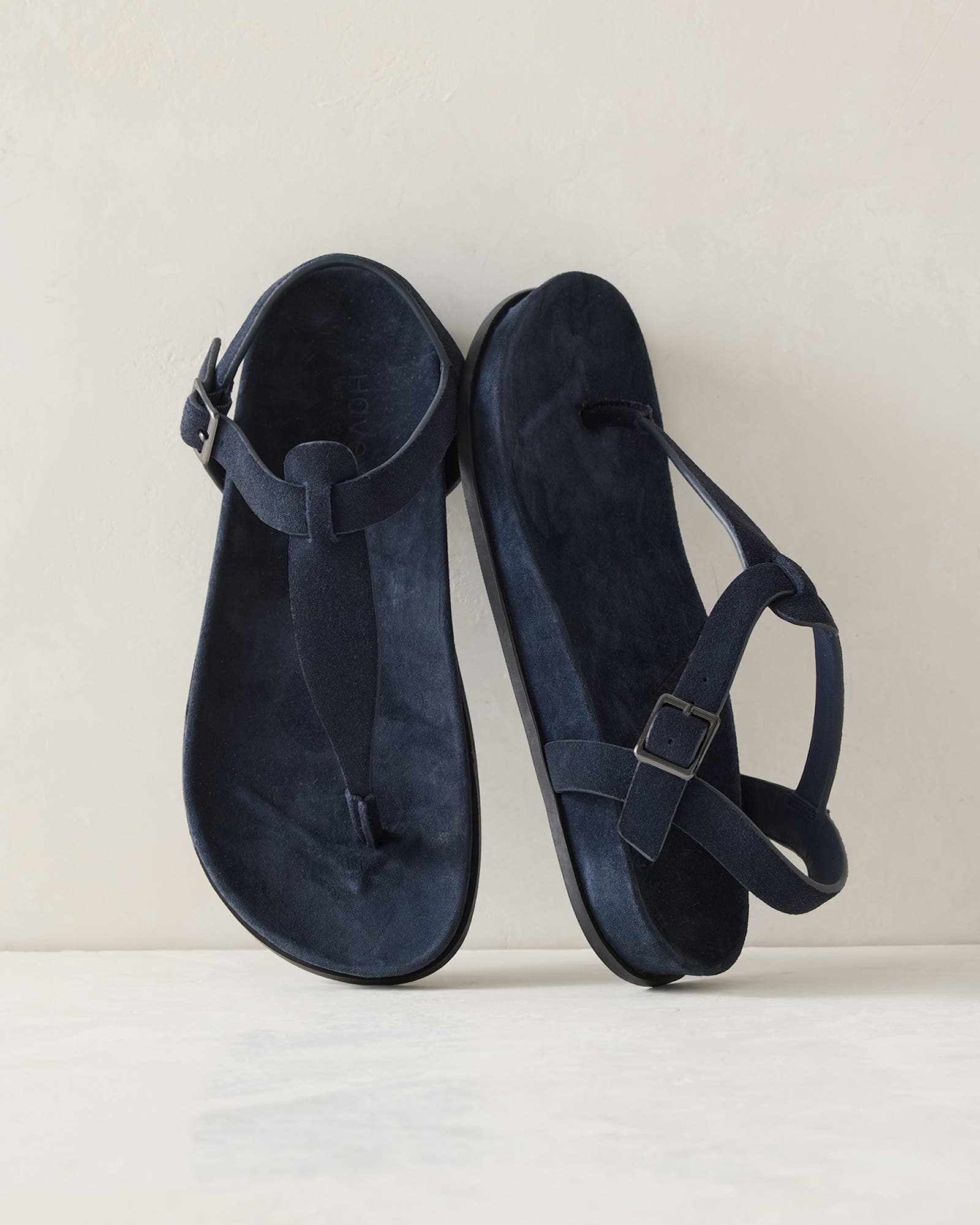 Suede Thong Sandals - image 3