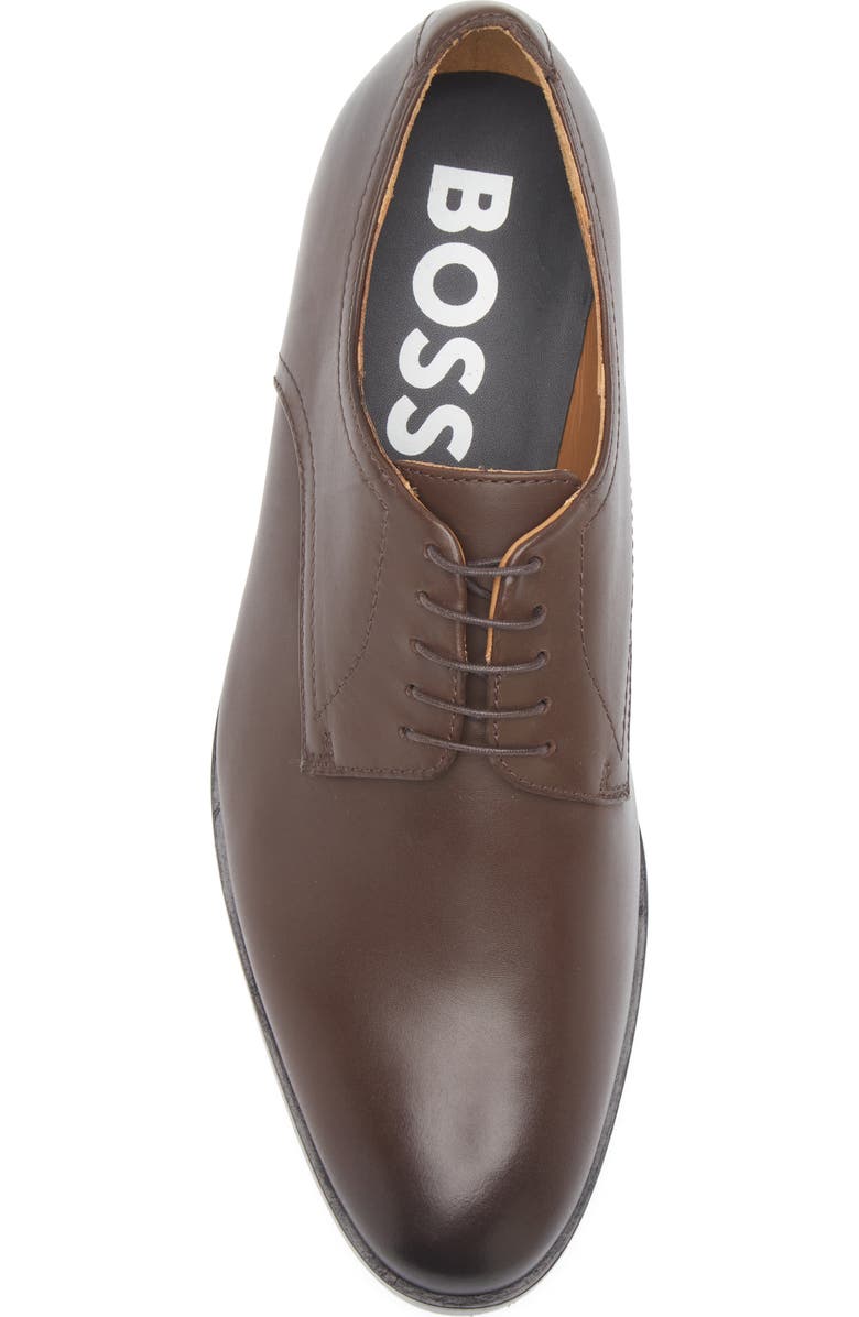 BOSS Modern Derby, Alternate, color, Dark Brown