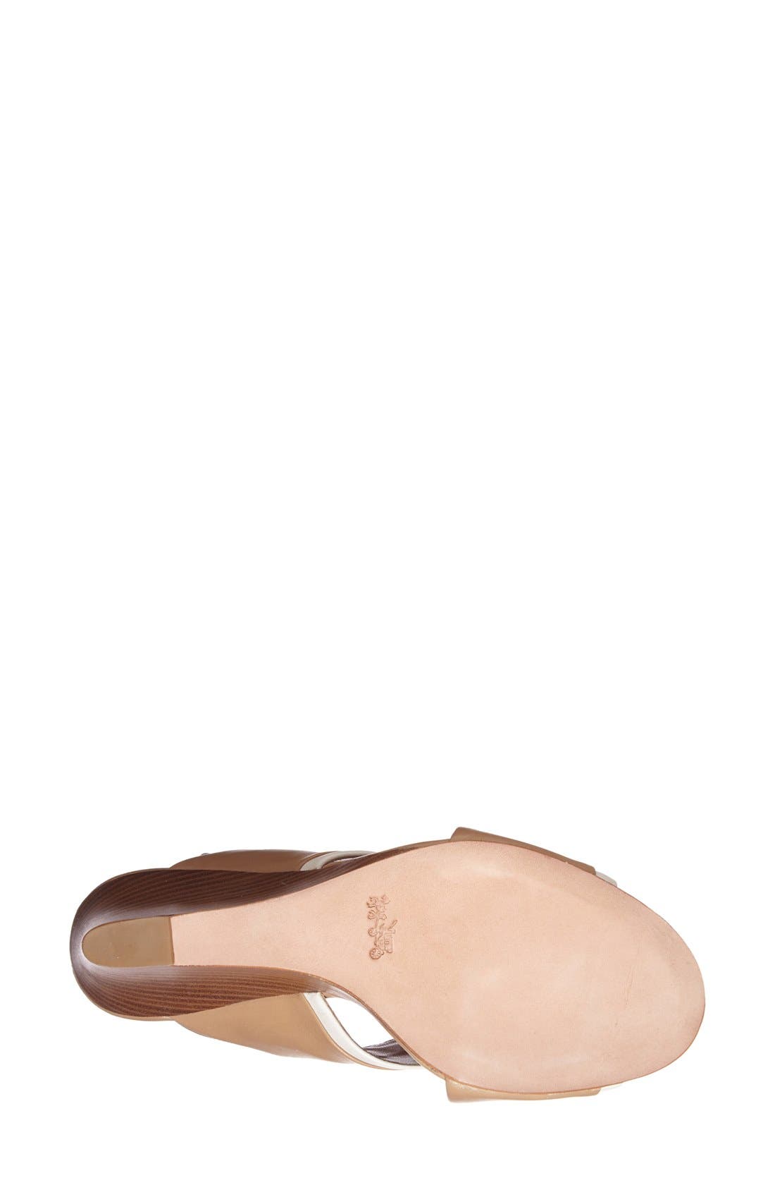 COACH 'Randy' Wedge Sandal, Alternate, color, 