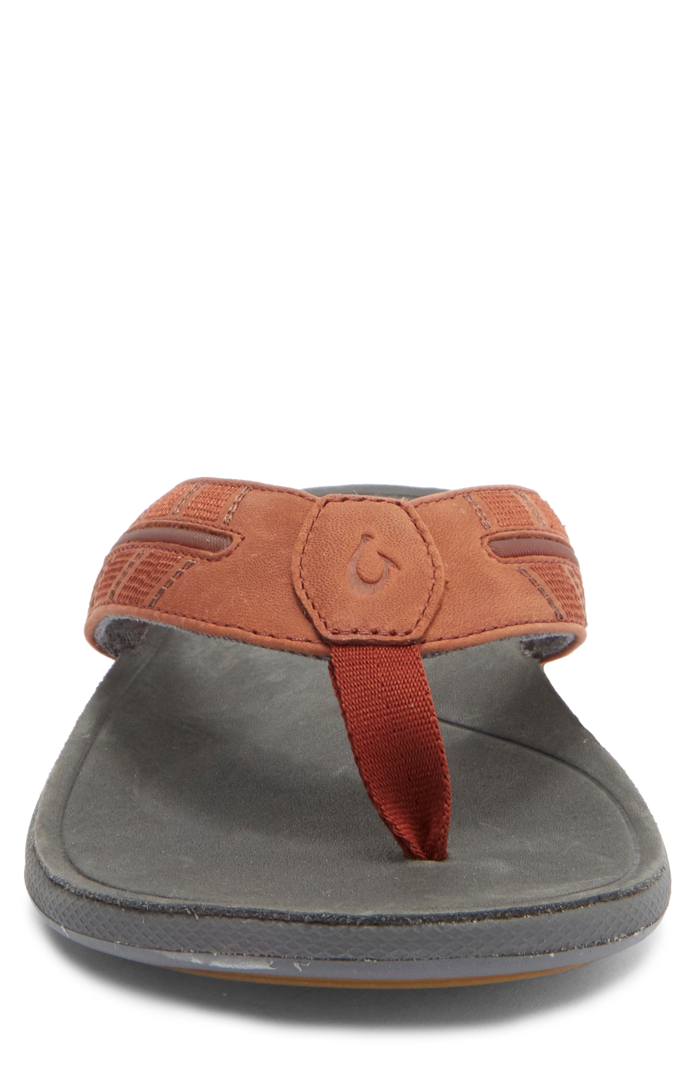 Tuahine Waterproof Flip Flop, Alternate, color, CANOE / ROCK