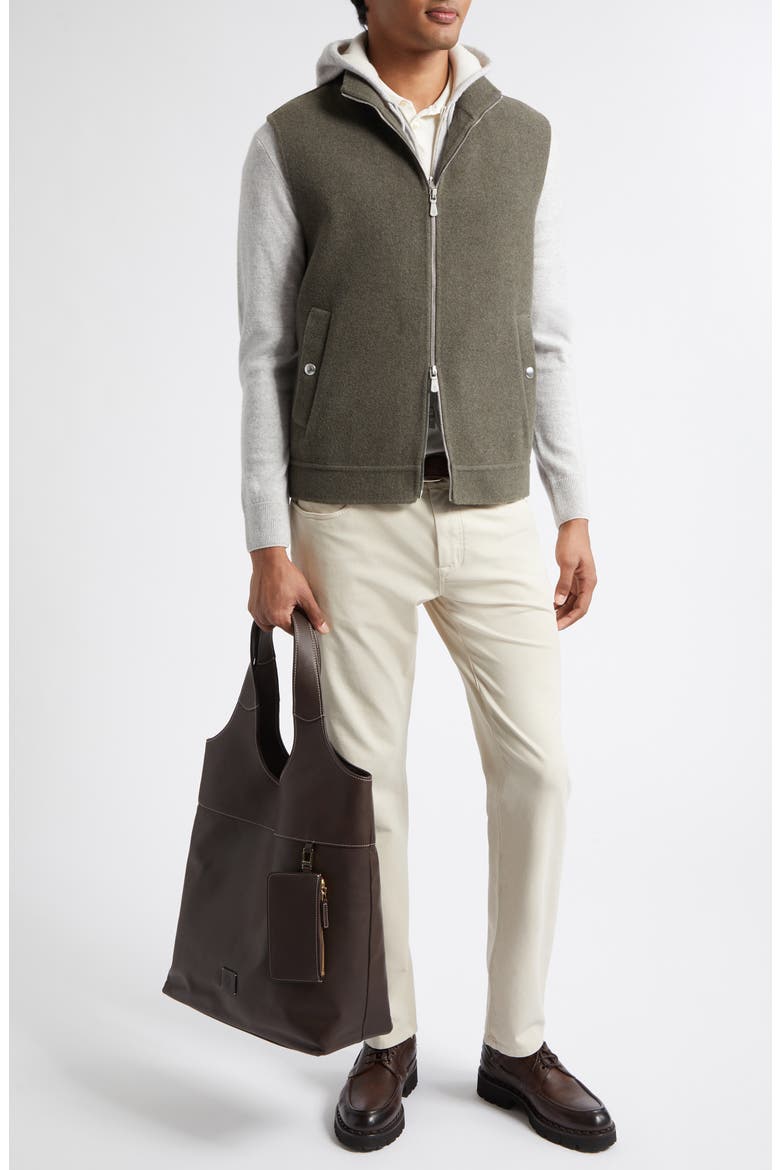 Stretch Cotton Blend Pants, Alternate, color, 02A BEIGE