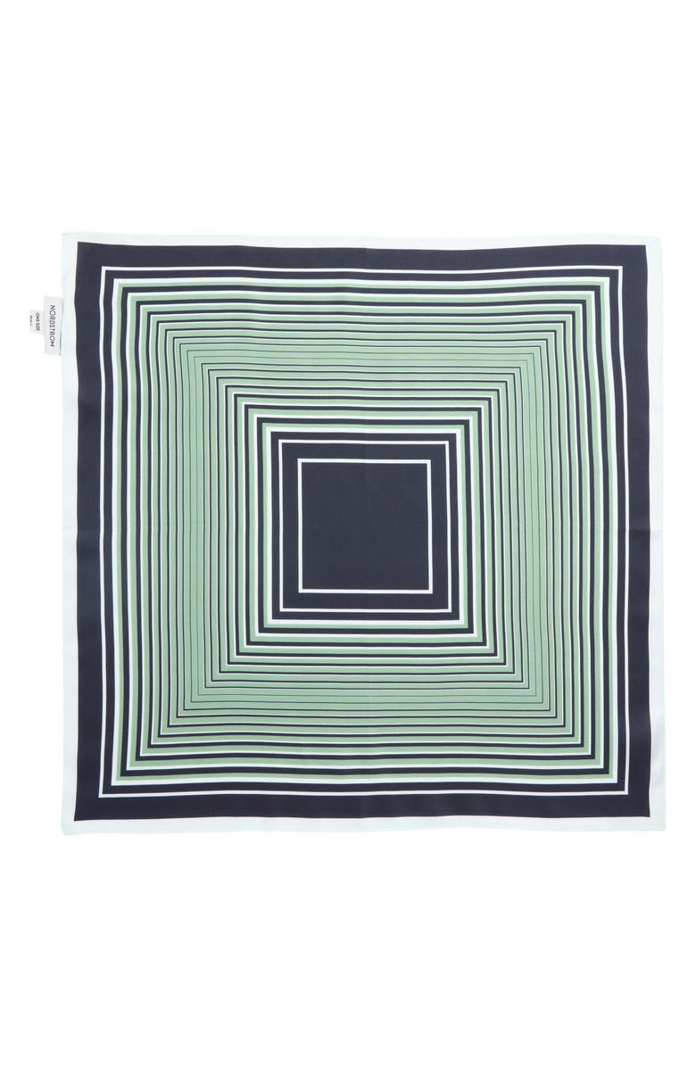 Print Silk Square Scarf