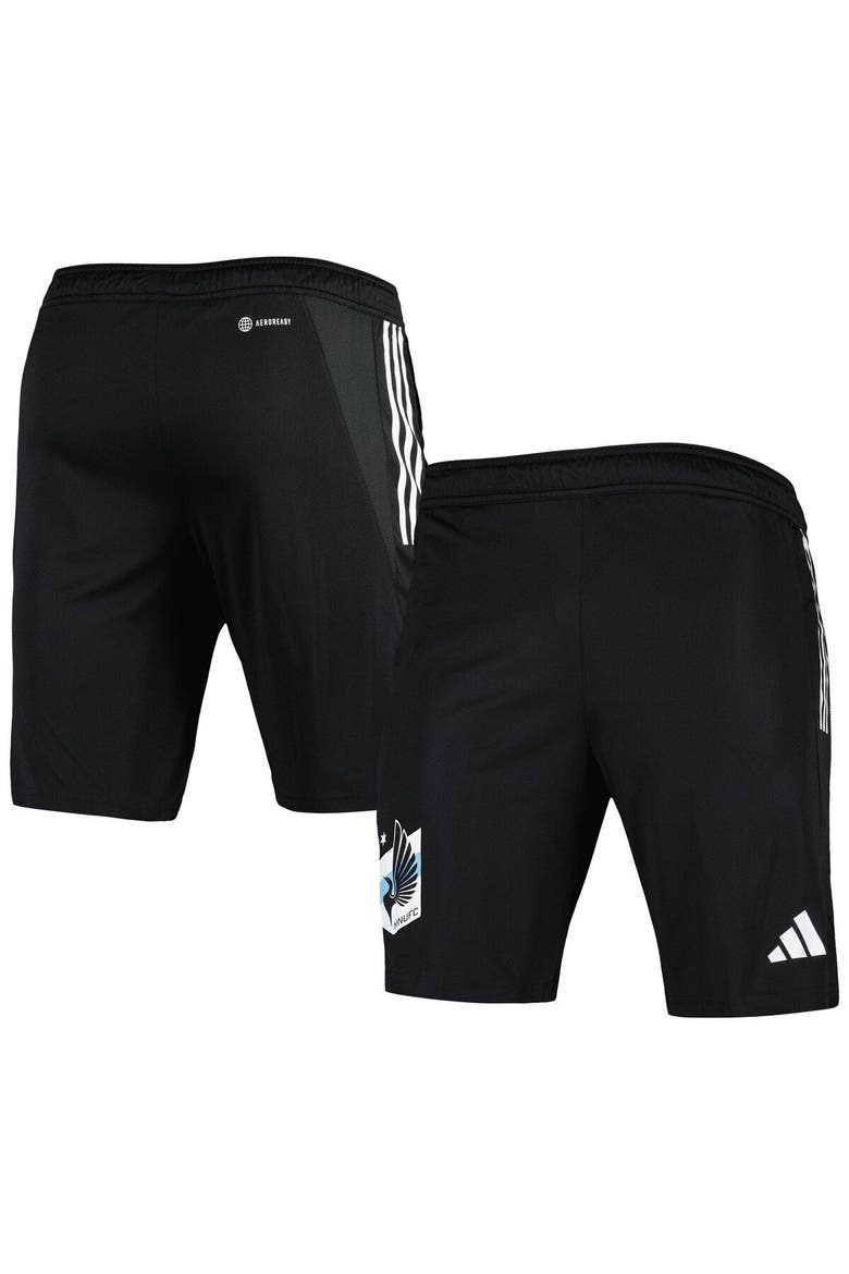 Men's adidas Black Minnesota United FC 2023 On-Field AEROREADY Training Shorts, Main, color, Black