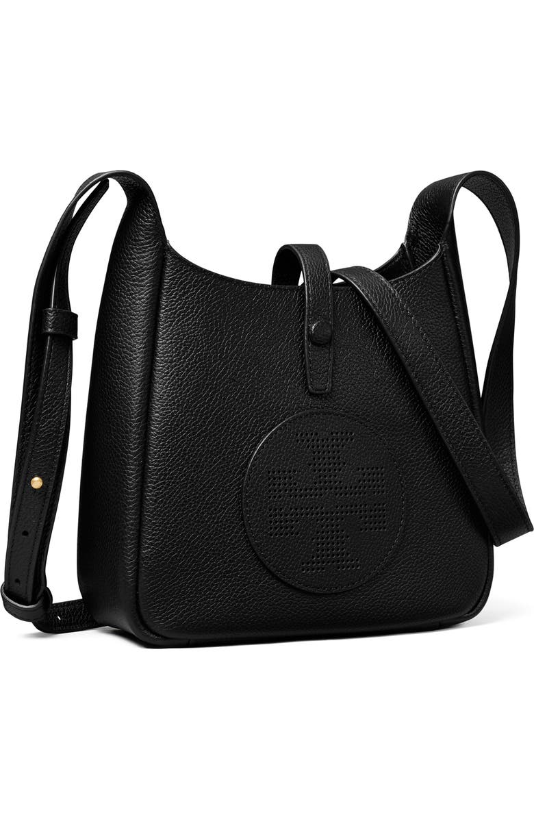 Tory Burch Miller Swing Leather Crossbody Bag, Alternate, color, Black