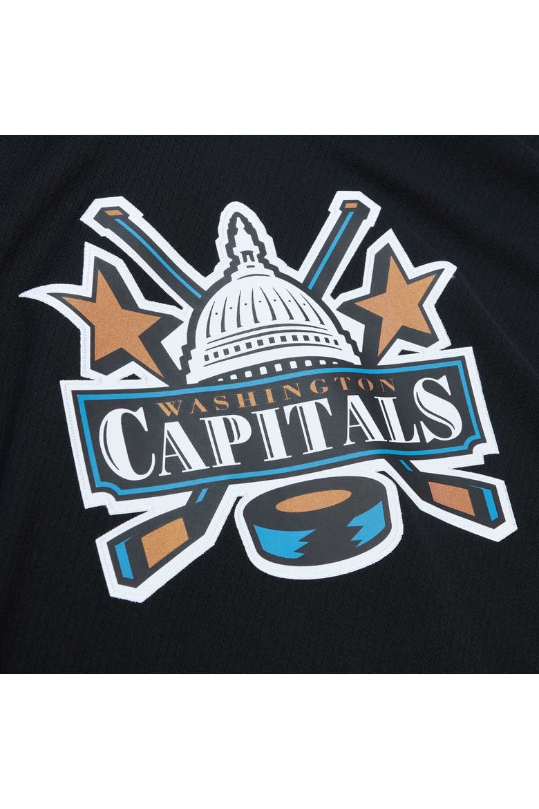 Men's Mitchell & Ness Alexander Ovechkin Black Washington Capitals  2005/06 Blue Line Player Jersey, Alternate, color, Black