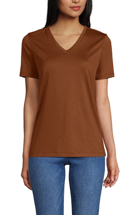 Supima Cotton V-Neck T-Shirt