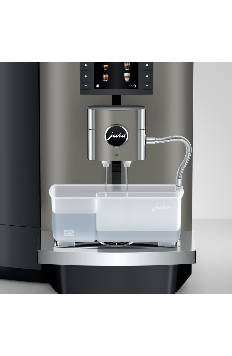 JURA X10 Dark Inox Coffee Machine, Alternate, color, Grey