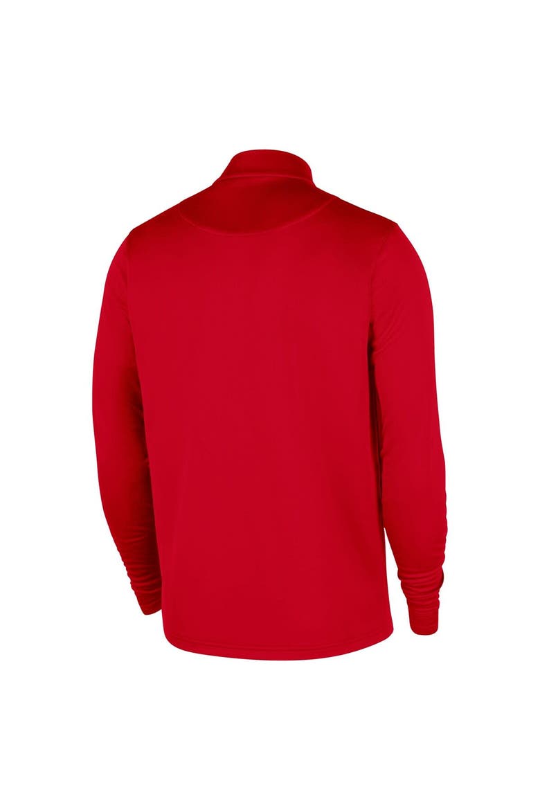 Men's Nike Red Chicago Bulls 2025/26 Authentic Coaches Quarter-Zip Dri-Fit Top, Alternate, color, Red