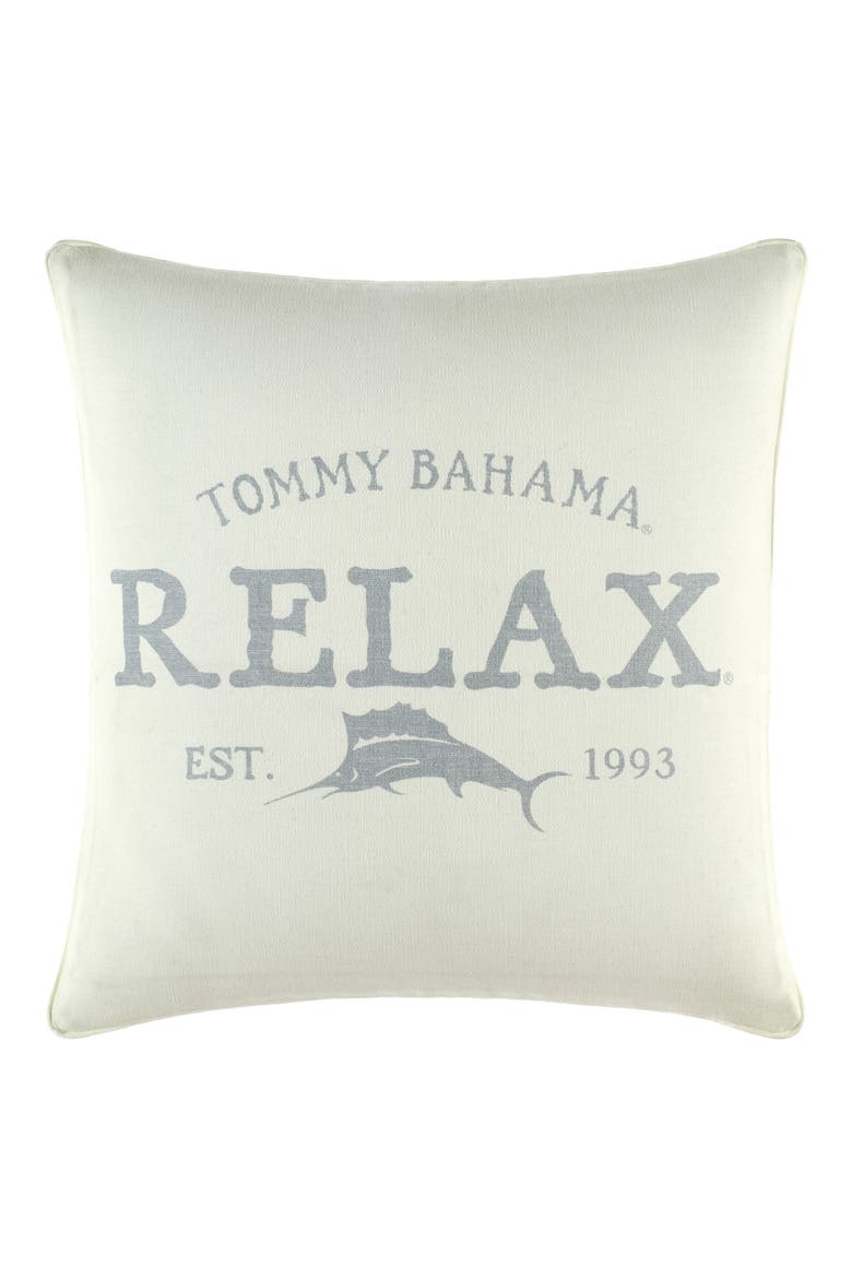 Relax Cotton Throw Pillow, Main, color, GREY
