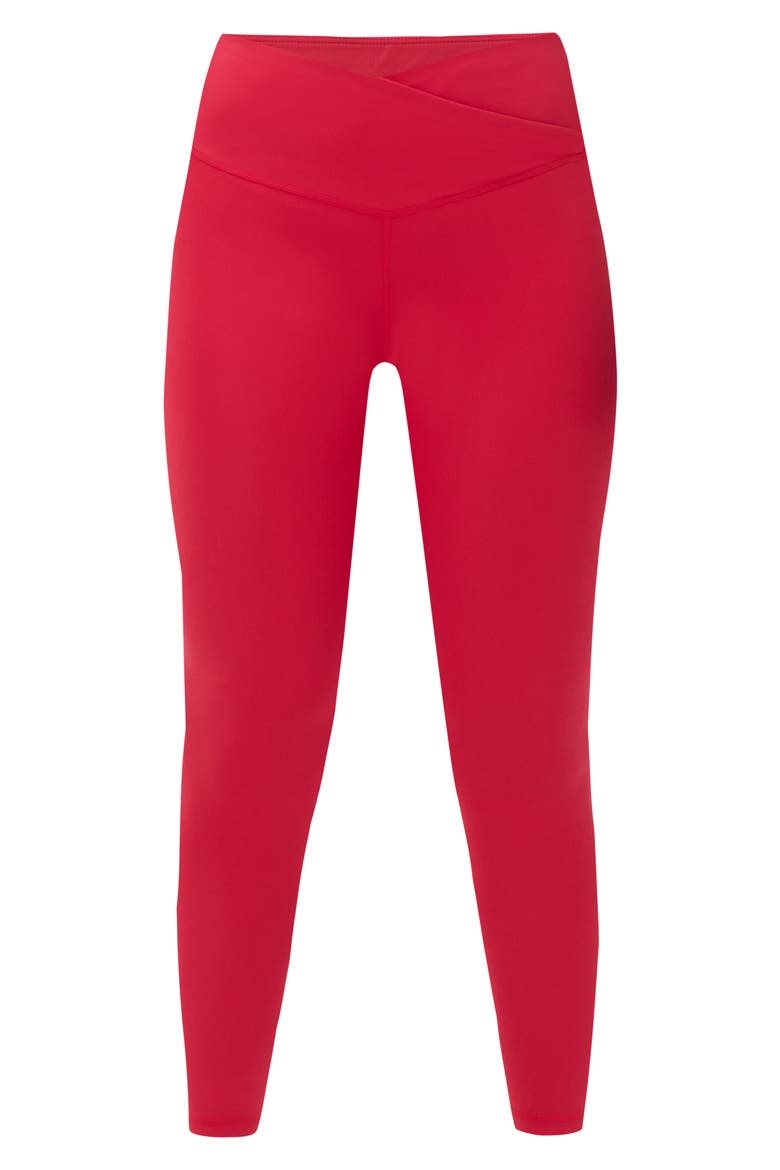 7/8 Wrap Waist Leggings, Alternate, color, CRIMSON RED