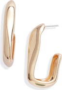 Open Edit Organic Hoop Earrings