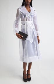 Dolce&Gabbana Technical Organza Trench Coat
