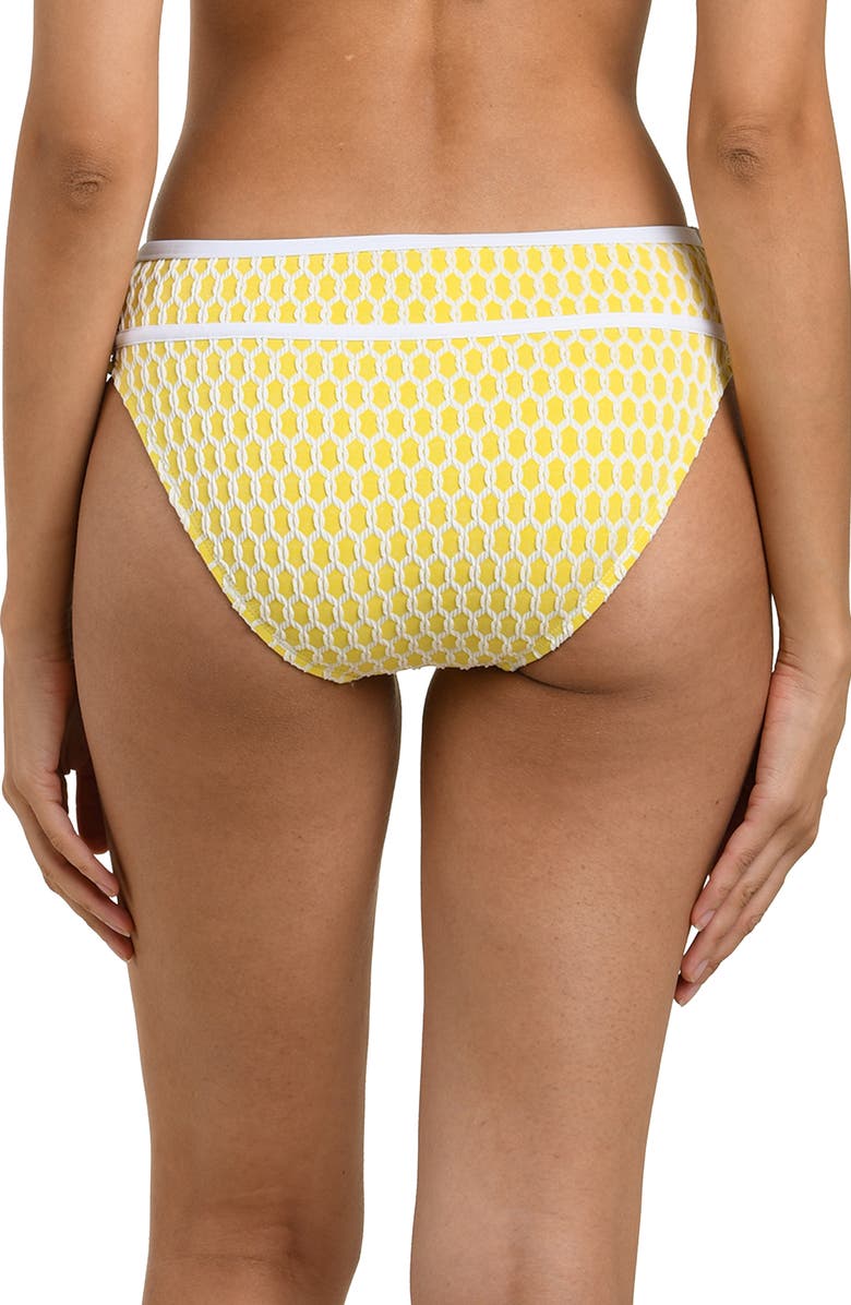 La Blanca Prep Banded Bikini Bottoms, Alternate, color, Soleil