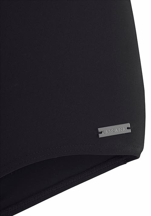 Lascana Shaping High Waisted Bikini Bottom In Black