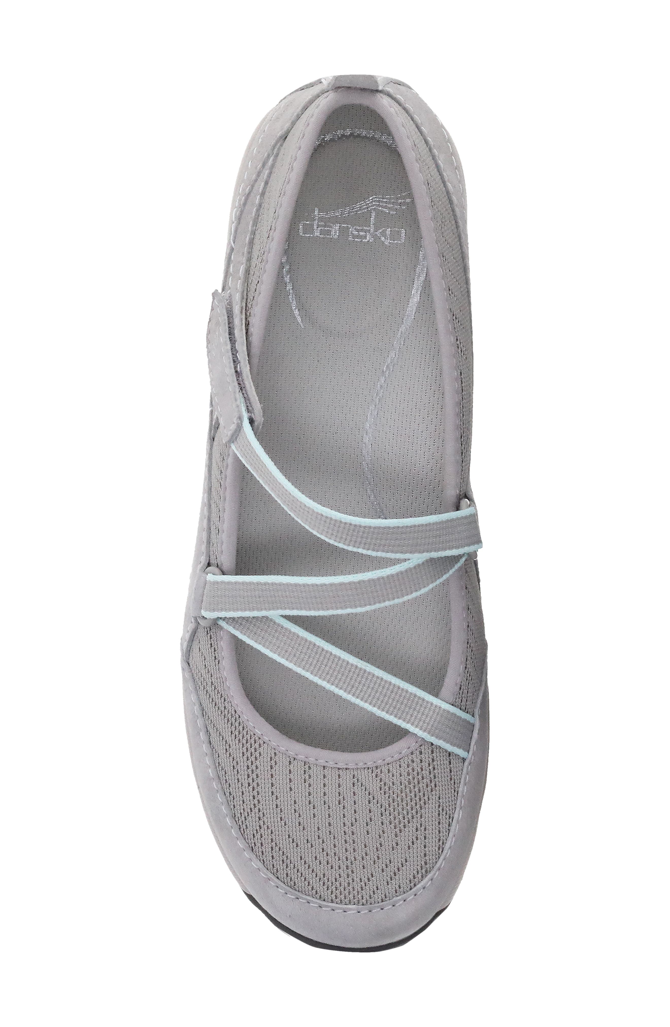 Hilda Flat, Alternate, color, GREY SUEDE