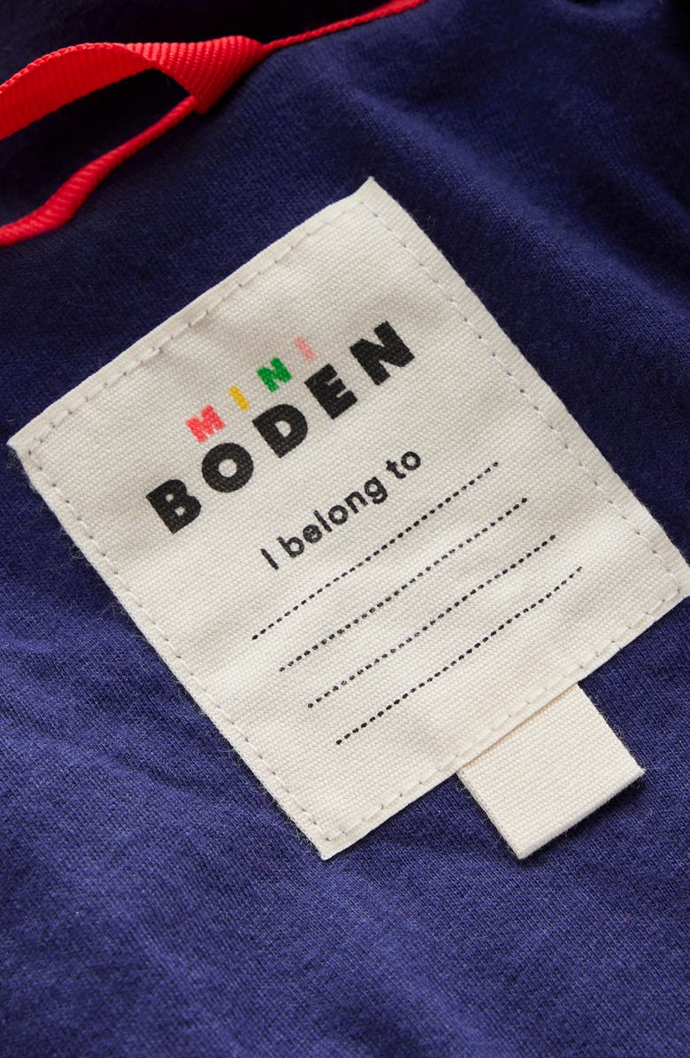 Mini Boden Kids' Eden Appliqué Textured Fleece Jacket, Alternate, color, Celestial Applique Shapes